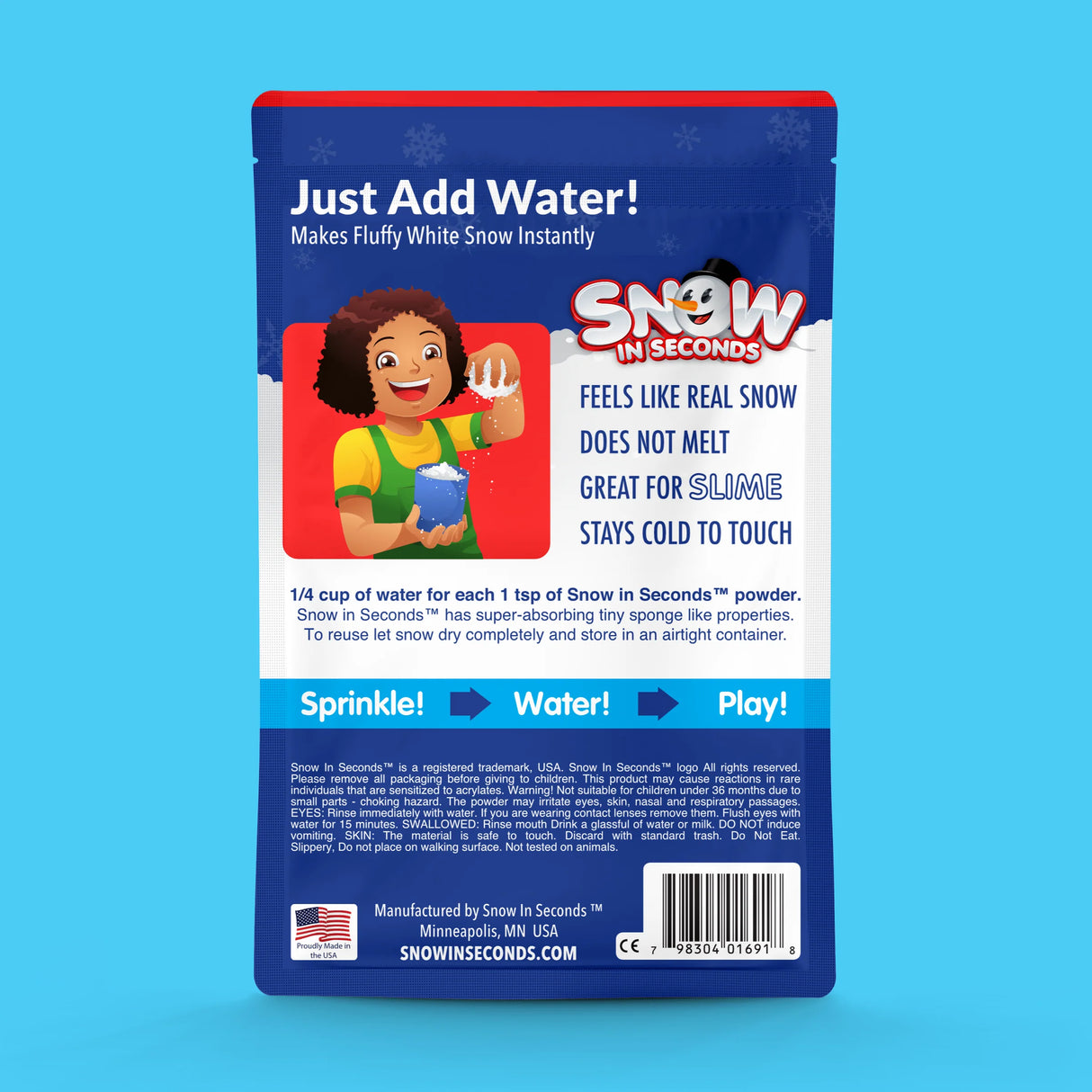 Snow in Seconds | Small Pouch