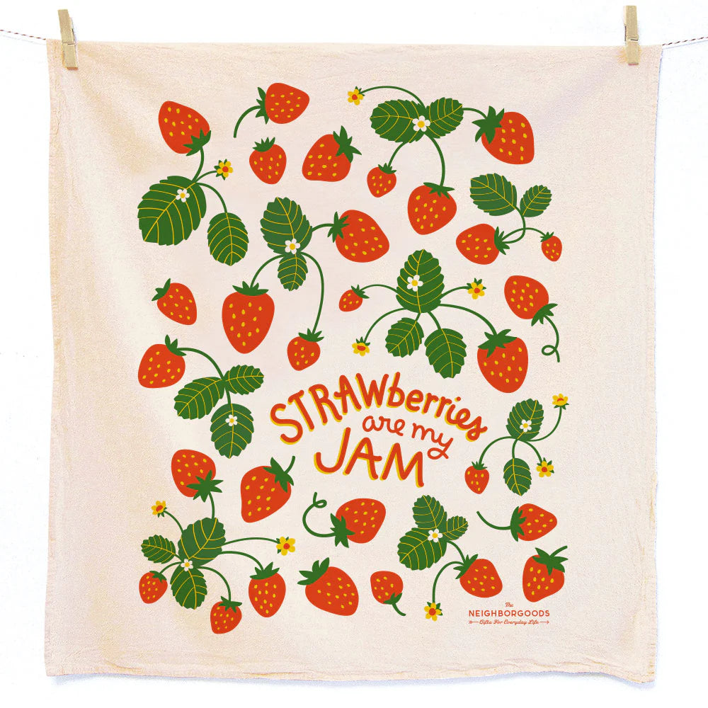 Mari Berry Marigold & Strawberry Dish Towel Set