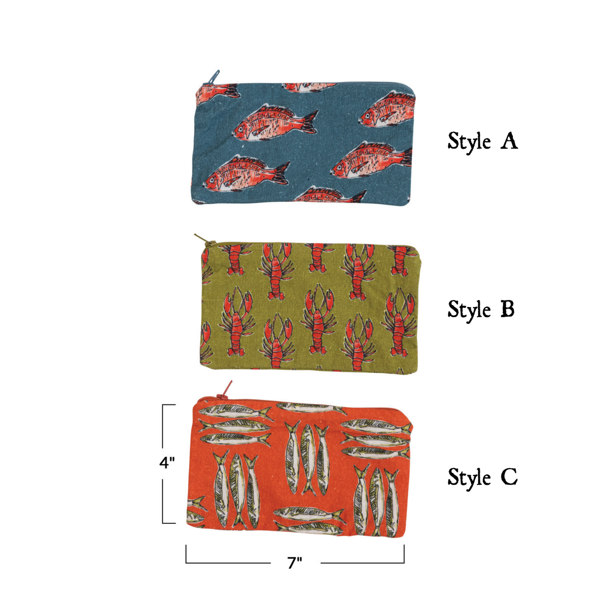 Sea Life Zip Food Storage Pouch