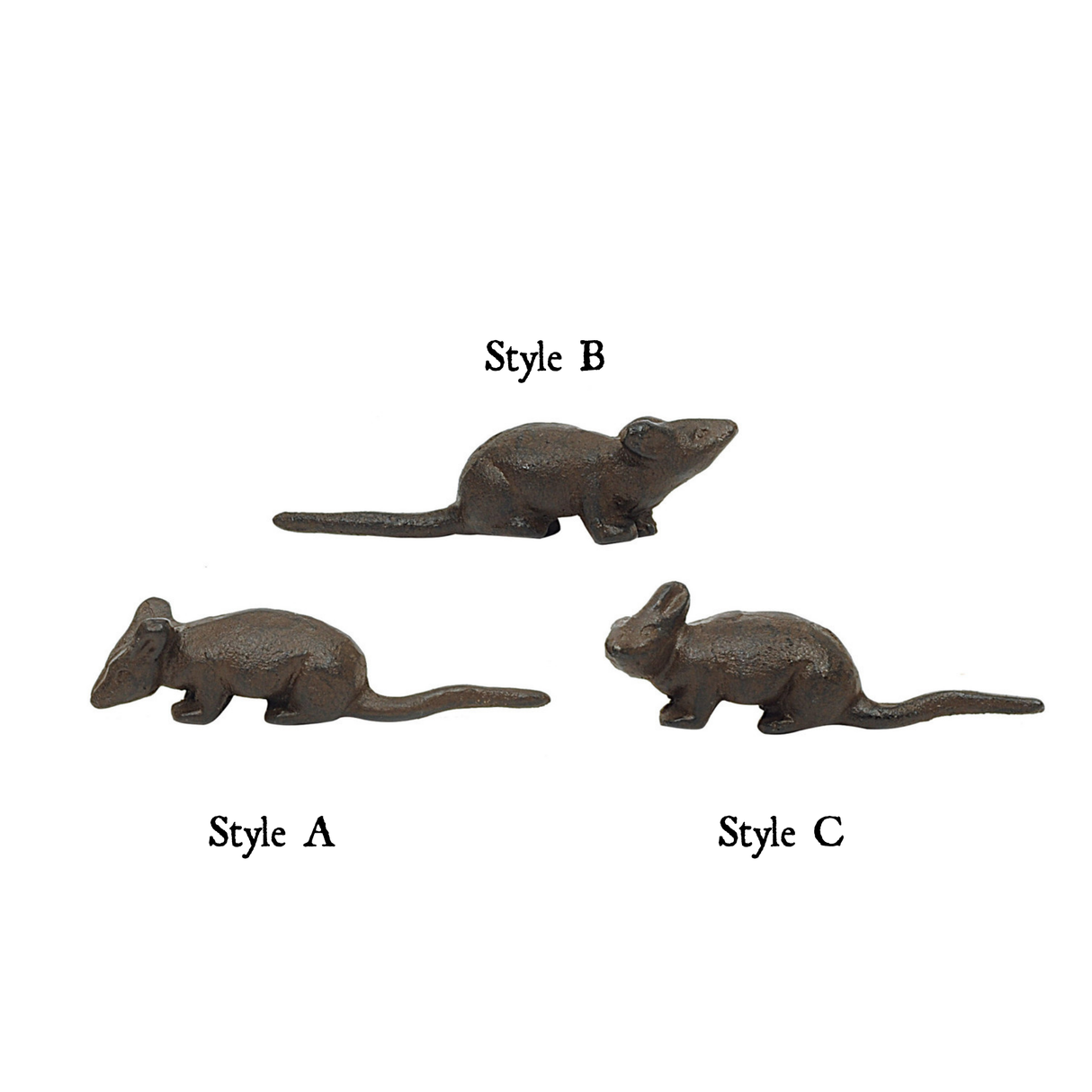 Cast Iron Mouse Figurine