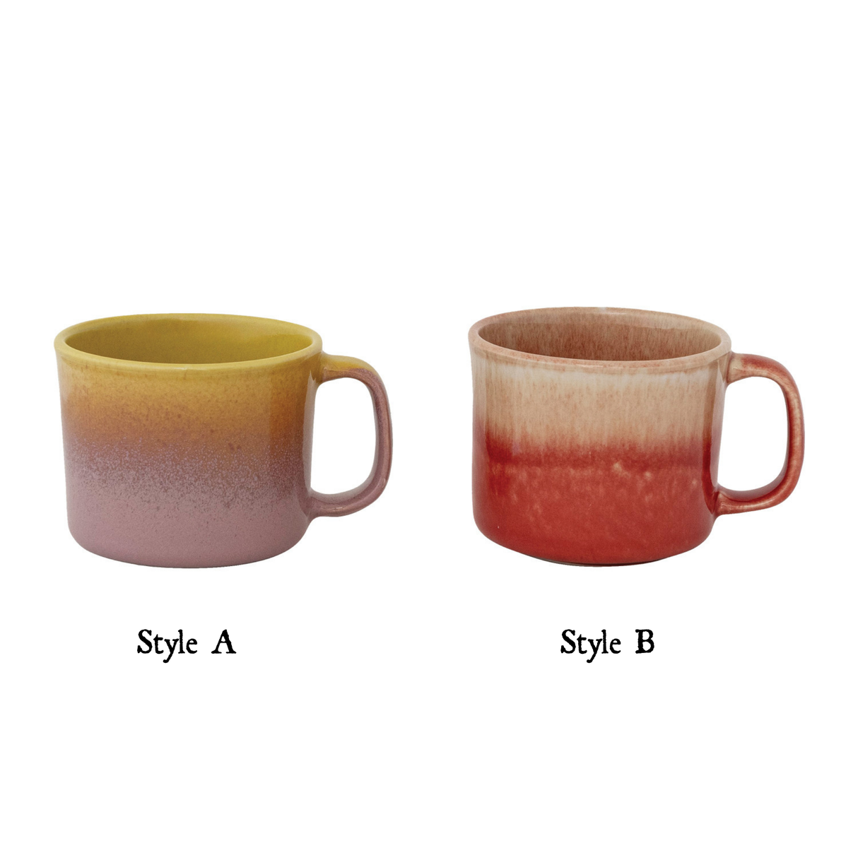 Reactive Glaze Ceramic Coffee Mug