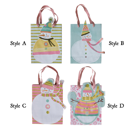 Snowman Printed Gift Bags