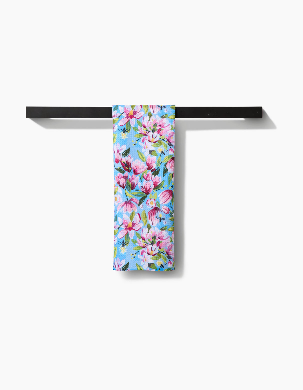 Magnolia Floral Geometry Tea Towel