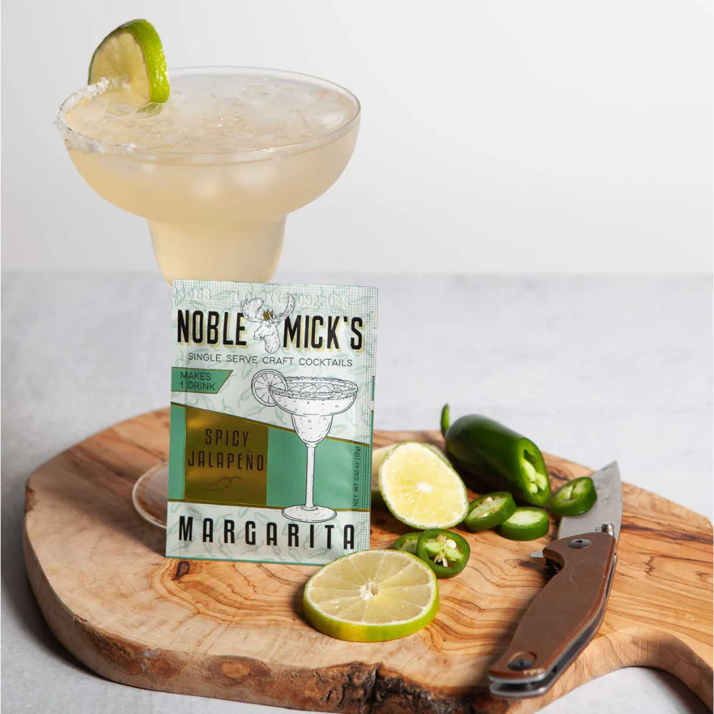 Spicy Jalapeńo Margarita Single-Serve Craft Cocktail Mix | Noble Mick's