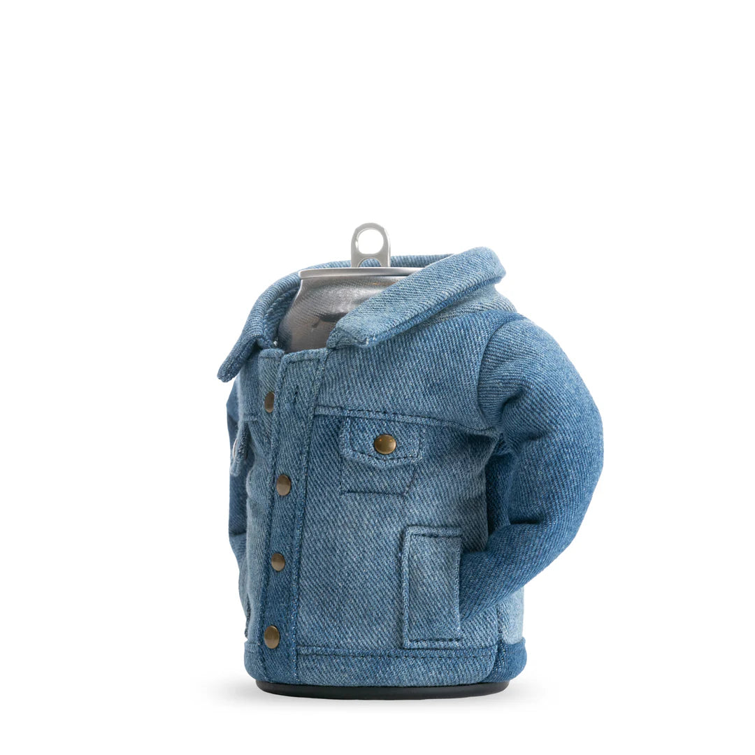 The Denim Insulated Can Cooler | Puffin Drinkwear
