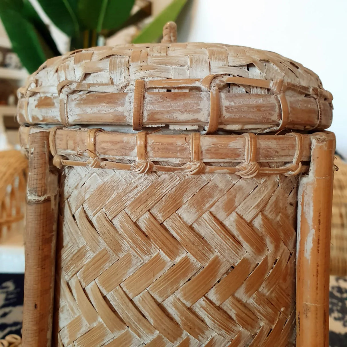 Warung Rattan Woven Trinket Basket