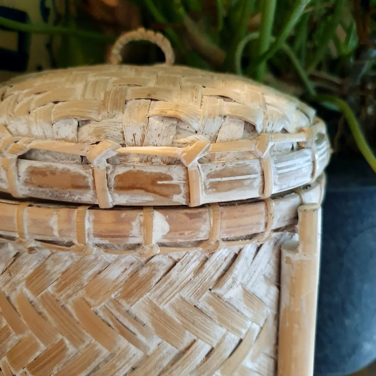 Warung Rattan Woven Trinket Basket