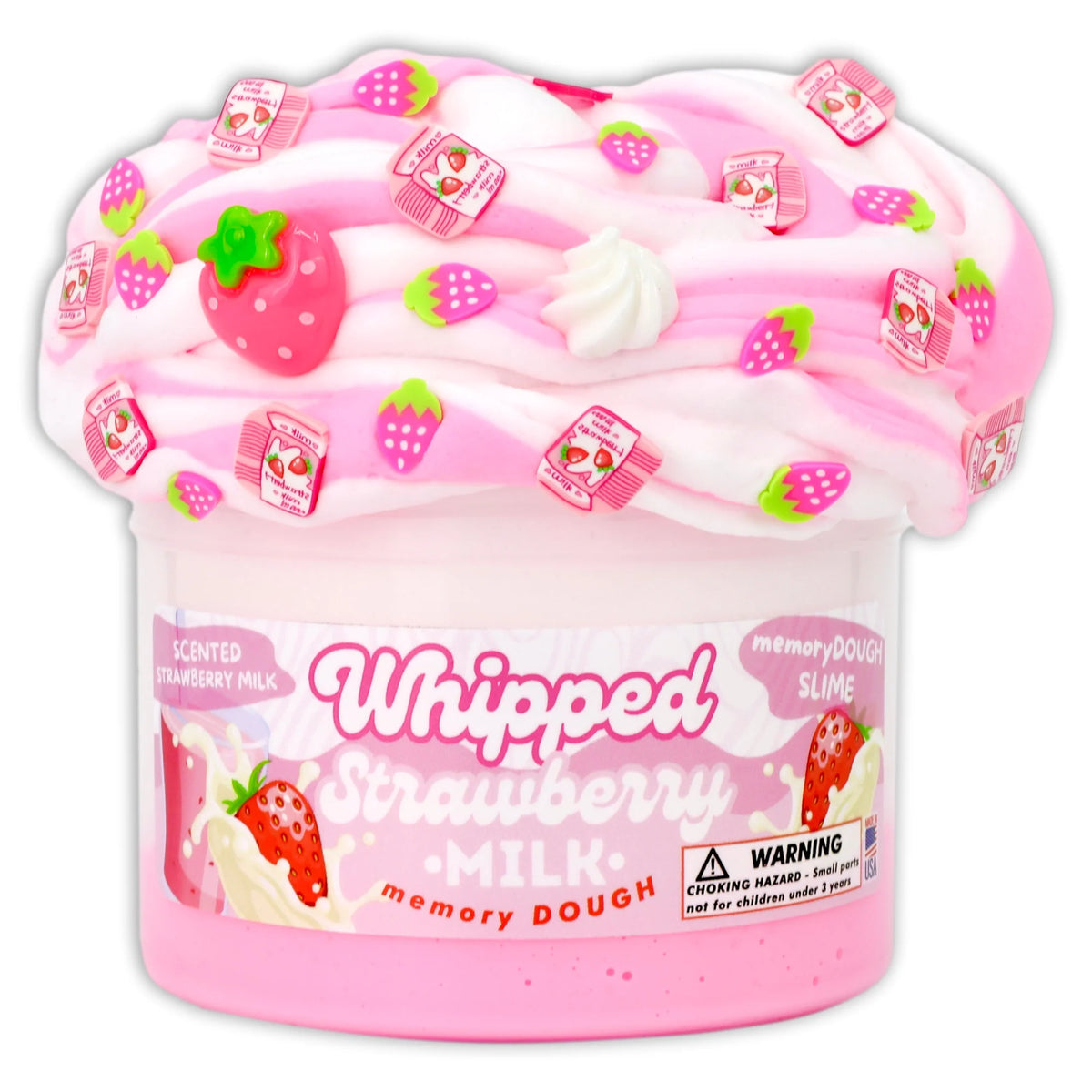 Whipped Strawberry Milk Dope Slime – Rust & Cinder