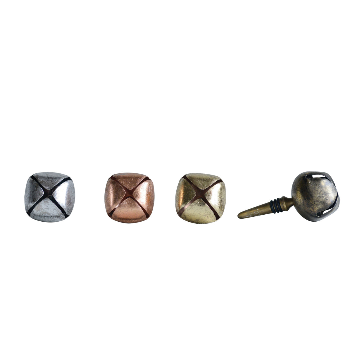 Metal Jingle Bell Wine Bottle Stopper