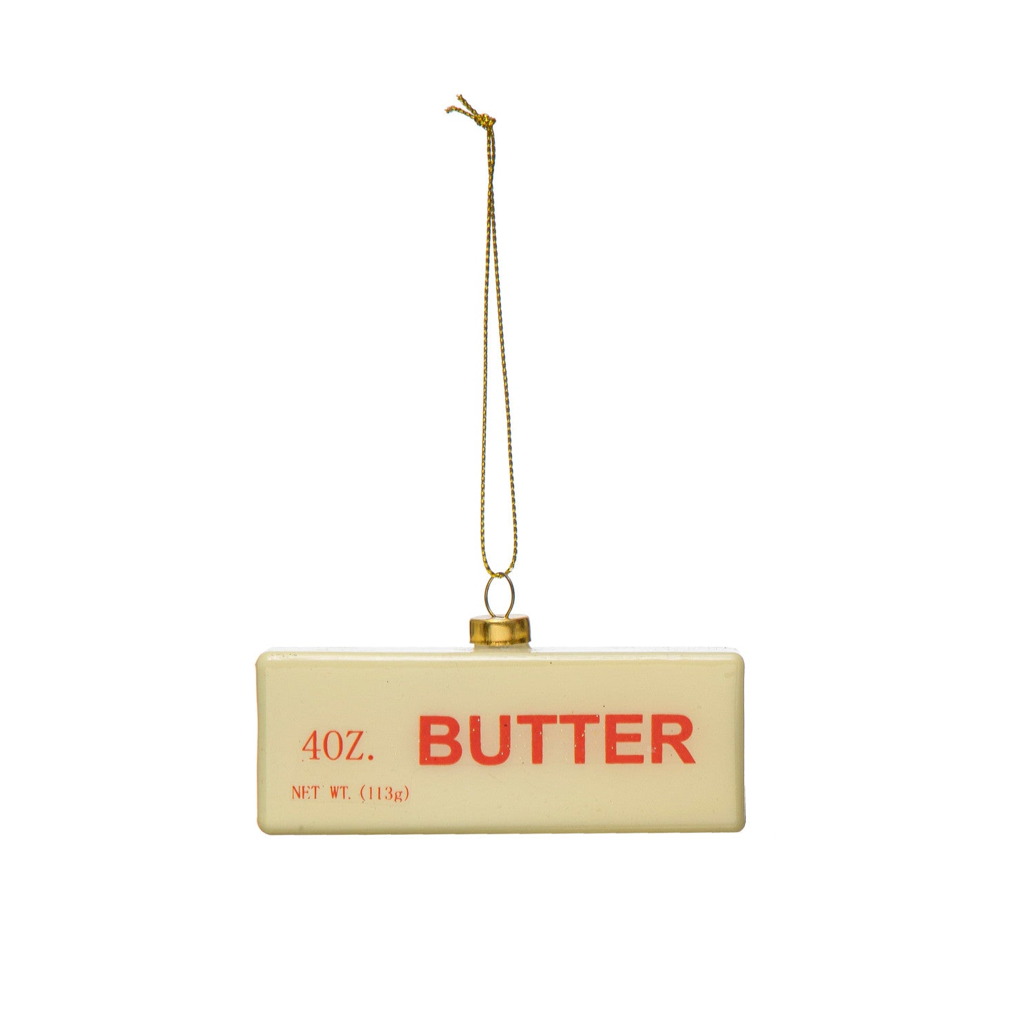 Stick of Butter Glass Ornament