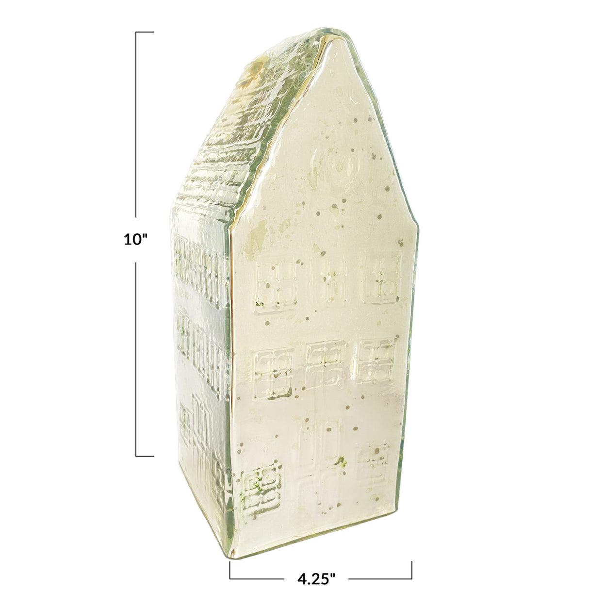 Silver Mercury Glass House |2 Sizes