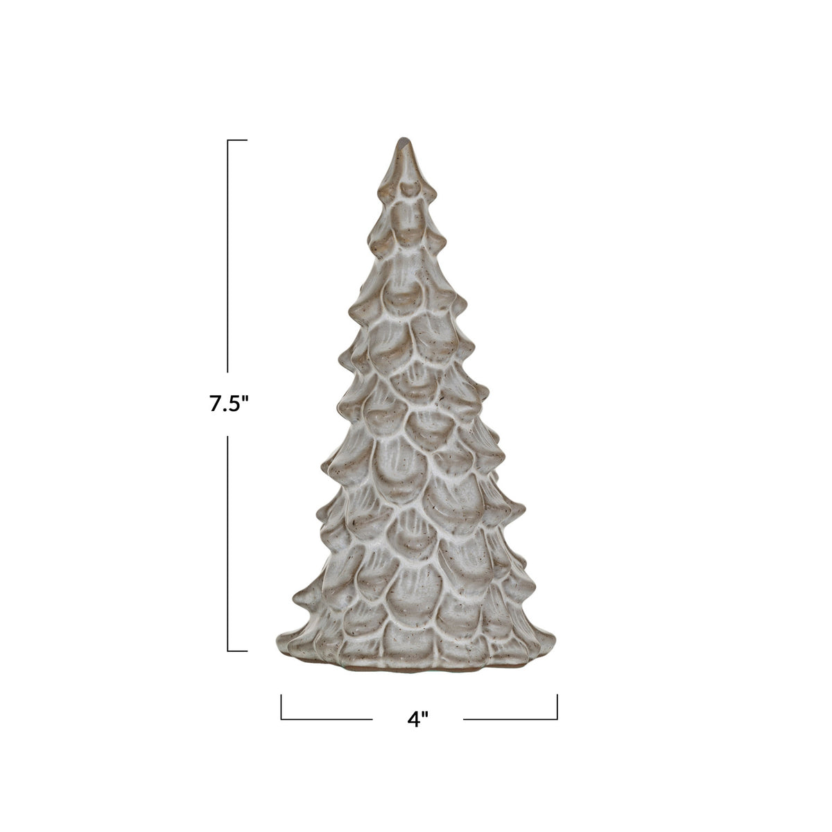 Cream Ceramic Christmas Tree