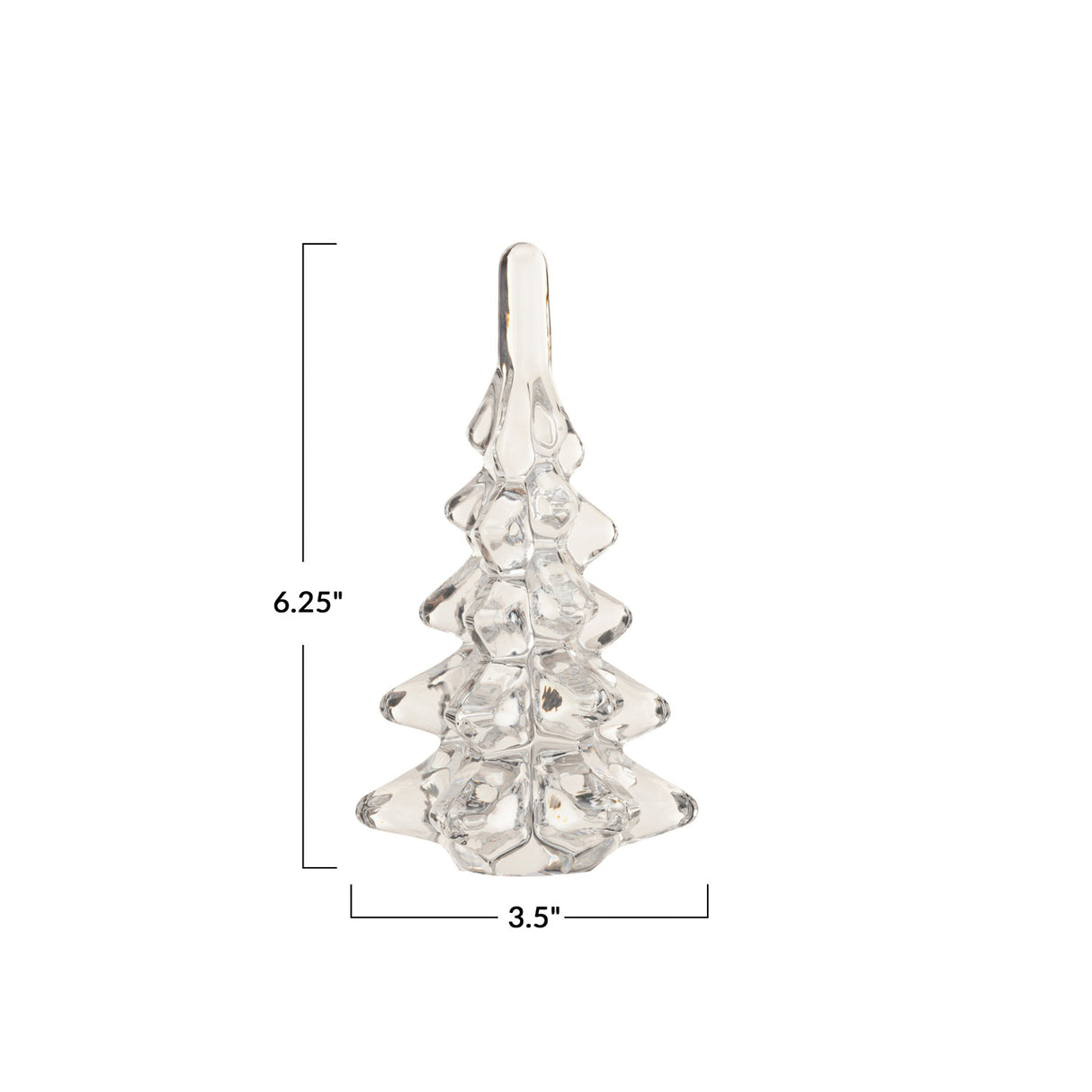 Clear Glass Christmas Trees | 2 Sizes