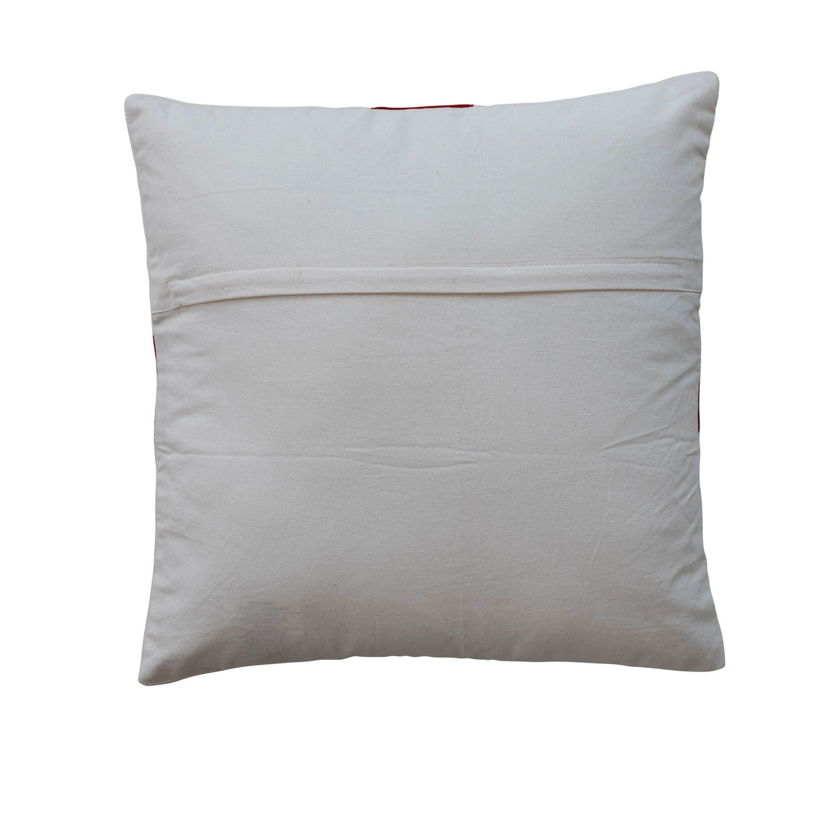 Red Bow Cotton Velvet Gift Pillow