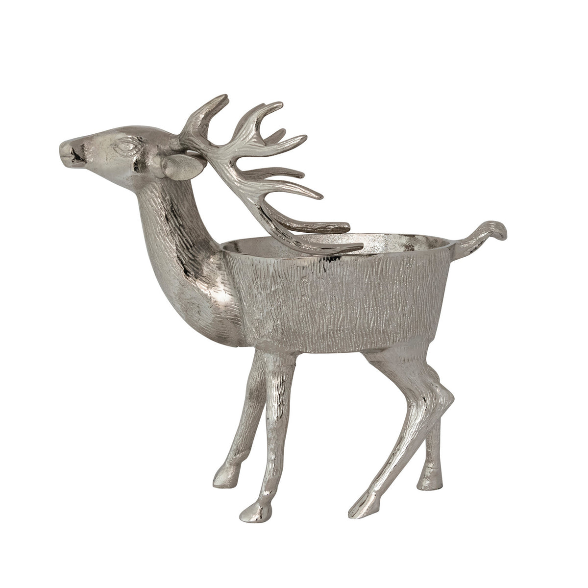 Cast Aluminum Deer Serving Container