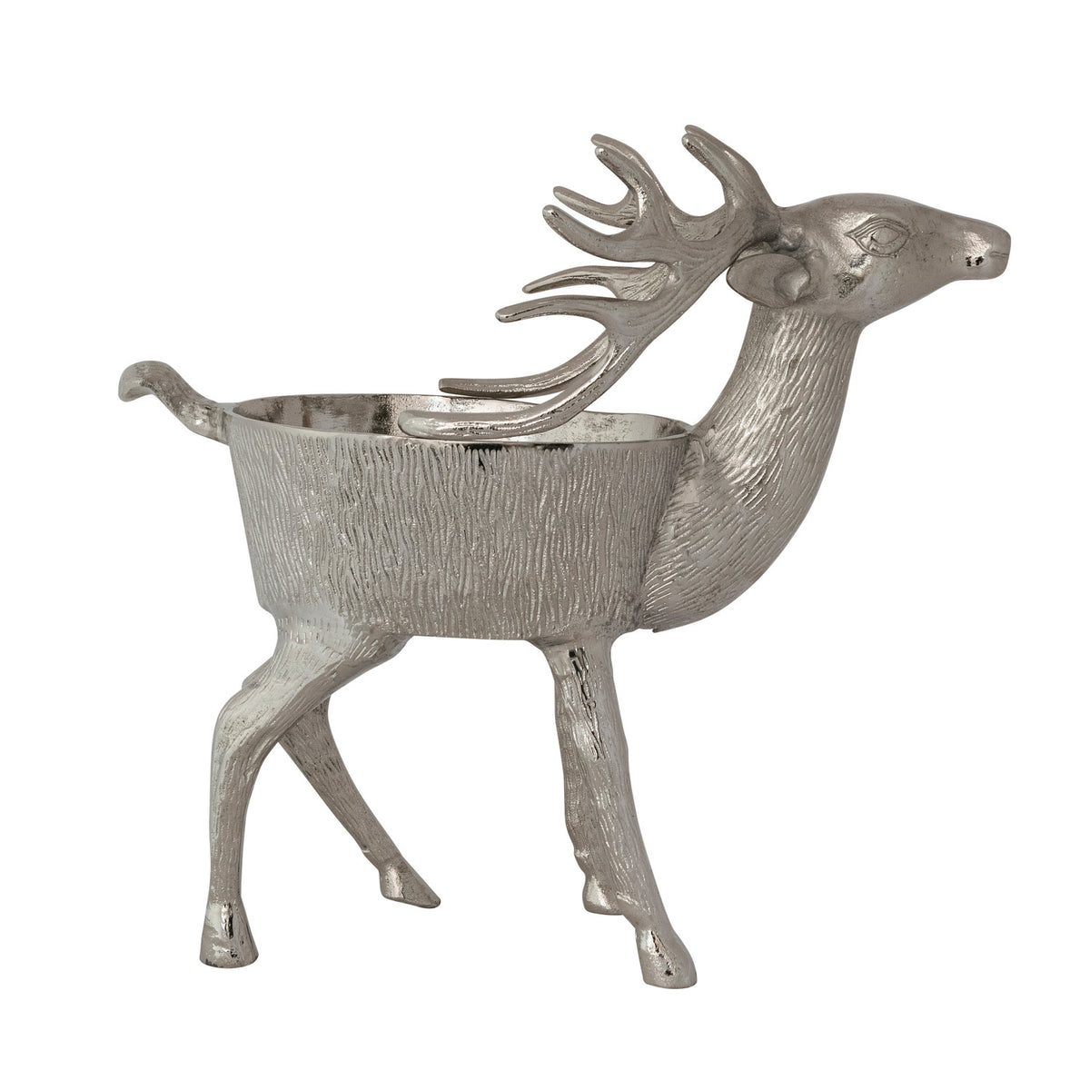Cast Aluminum Deer Serving Container