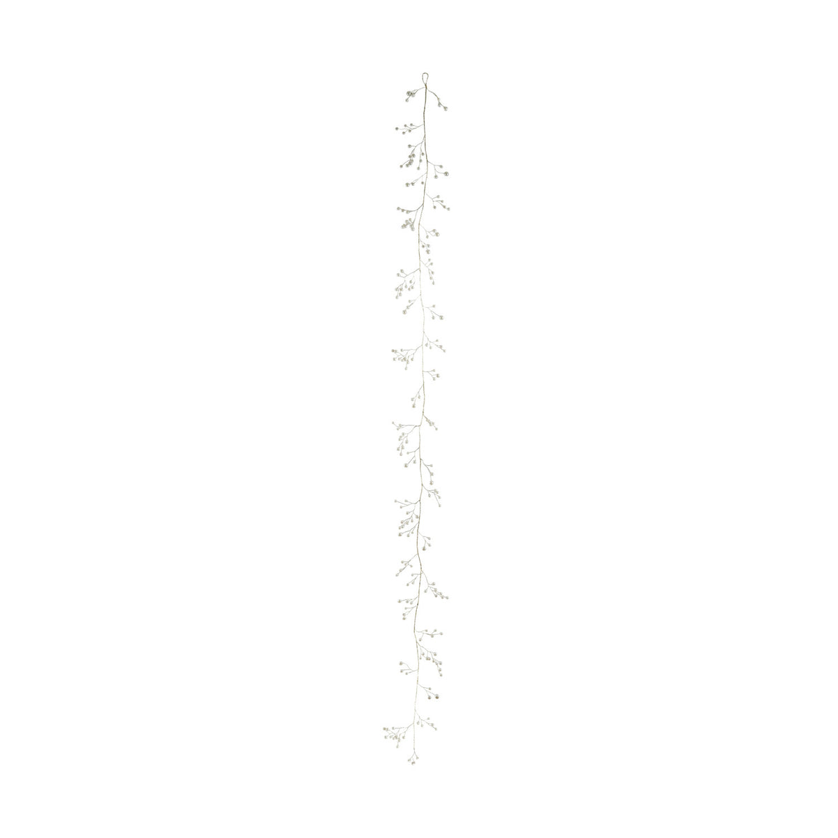 Faux Pearl & Gold Wire Garland