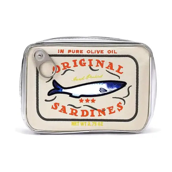 Original Sardines Tin Can Zip Pouch