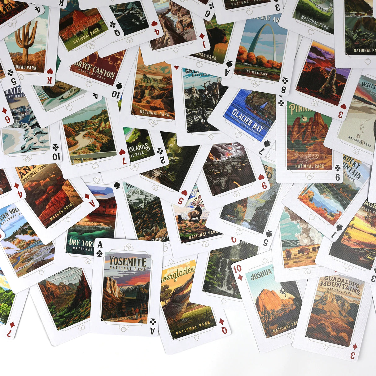 Protect Our National Parks Premium Playing Cards in Wooden Box