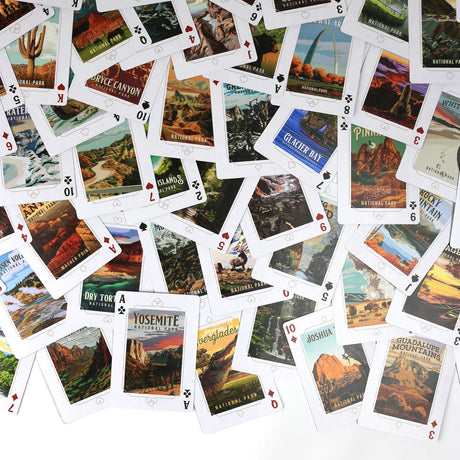 Protect Our National Parks Premium Playing Cards in Wooden Box