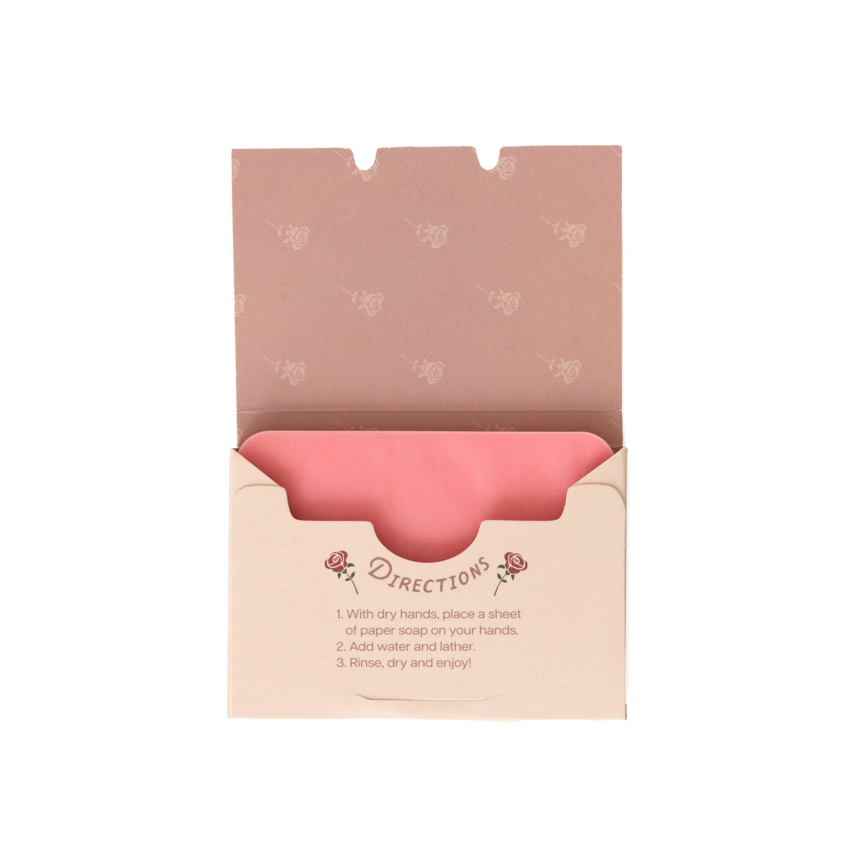 Rose Paper Soap Travel Sheets