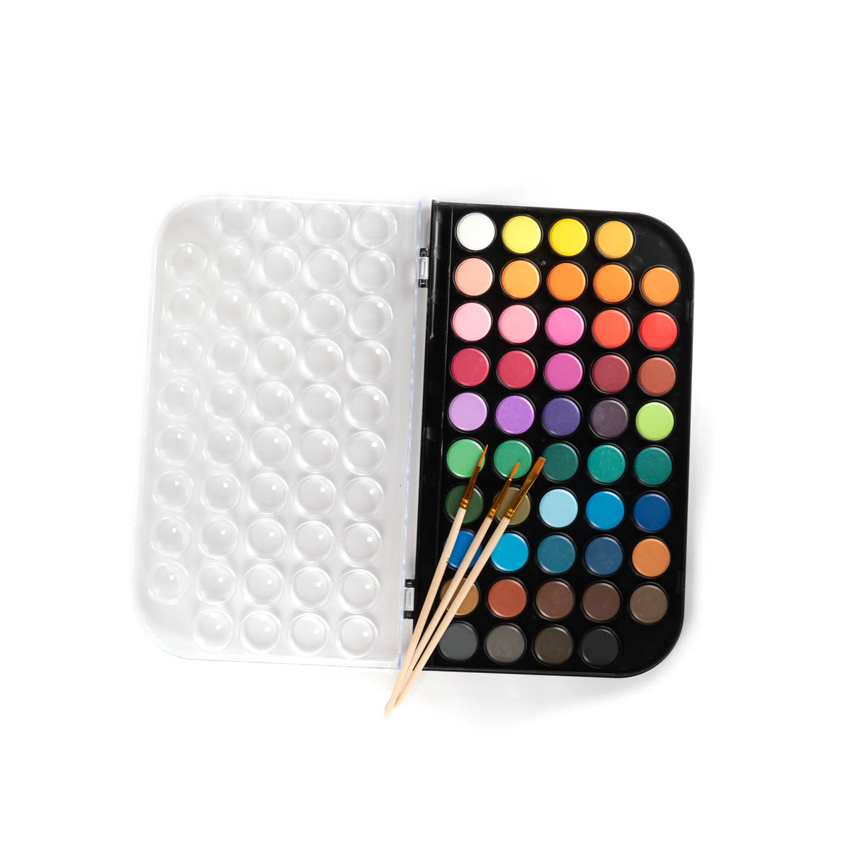Watercolor Paint Set | 48 Colors + 3 Brushes