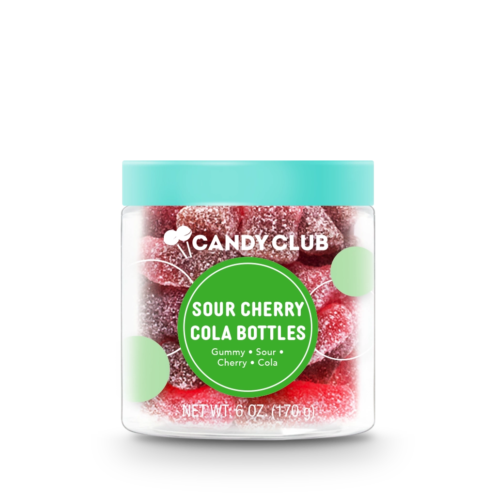 Sour Cherry Cola Bottles | Candy Club