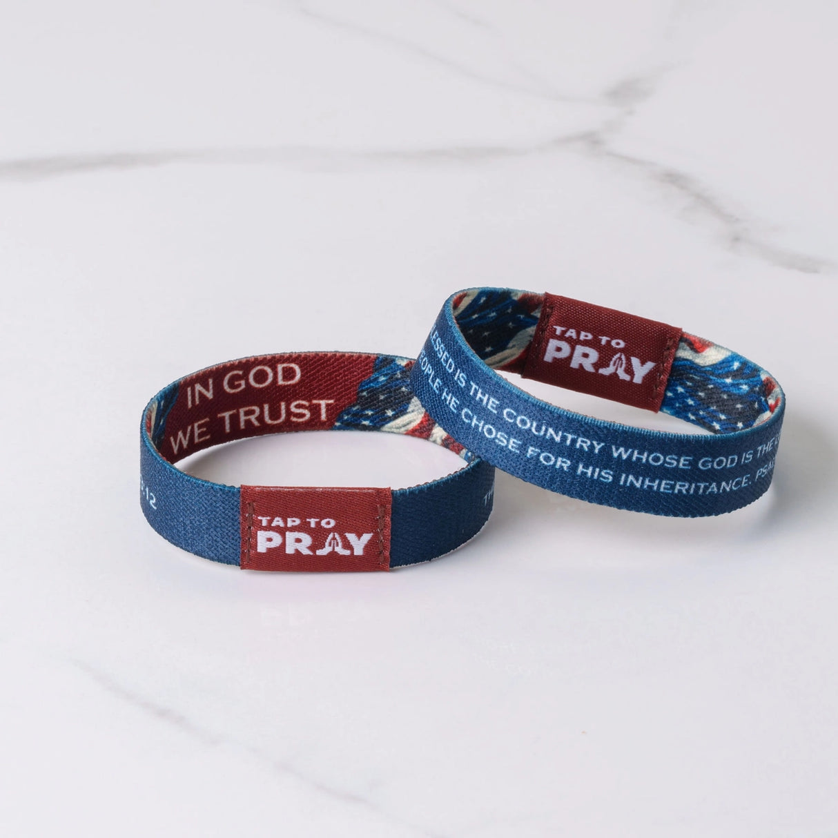 American Patriot Tap to Pray Wristband