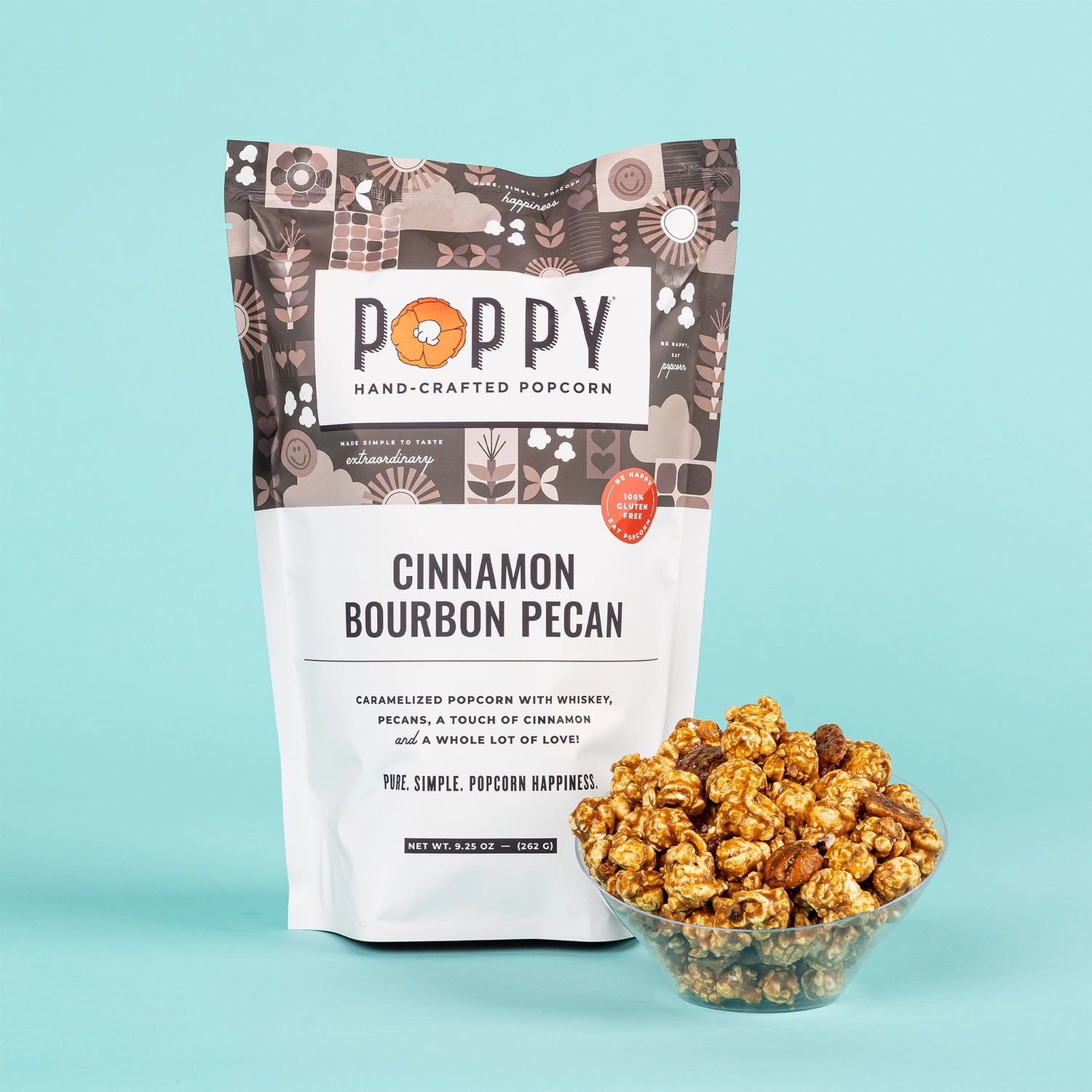 cinnamon bourbon pecan poppy popcorn