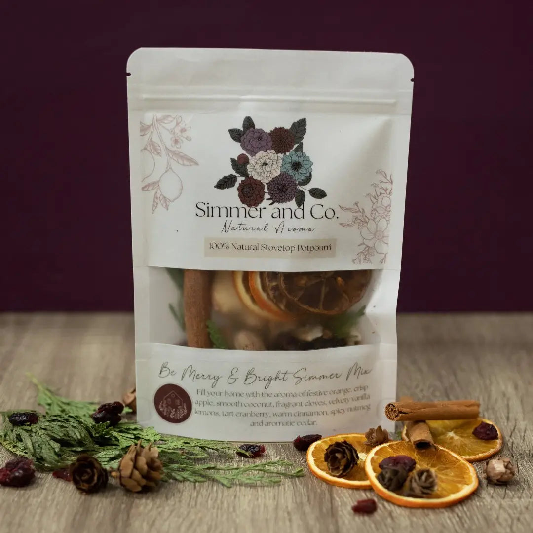 Be Merry & Bright Winter Simmer Mix | Holiday Stovetop Potpourri