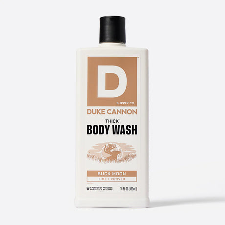 Duke Cannon Buck Moon THICK Body Wash lime and vetiver scent 18 oz