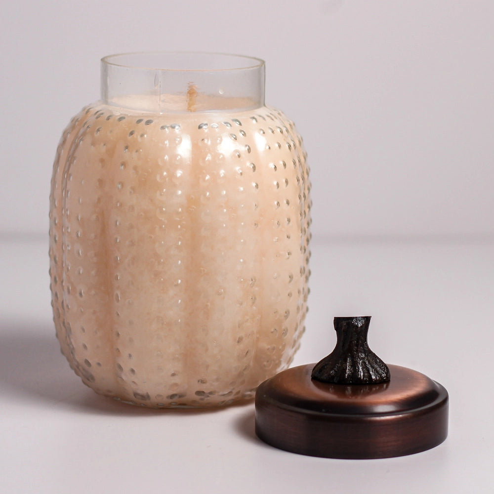 Pumpkin Swirl Large Pumpkin Jar Candle