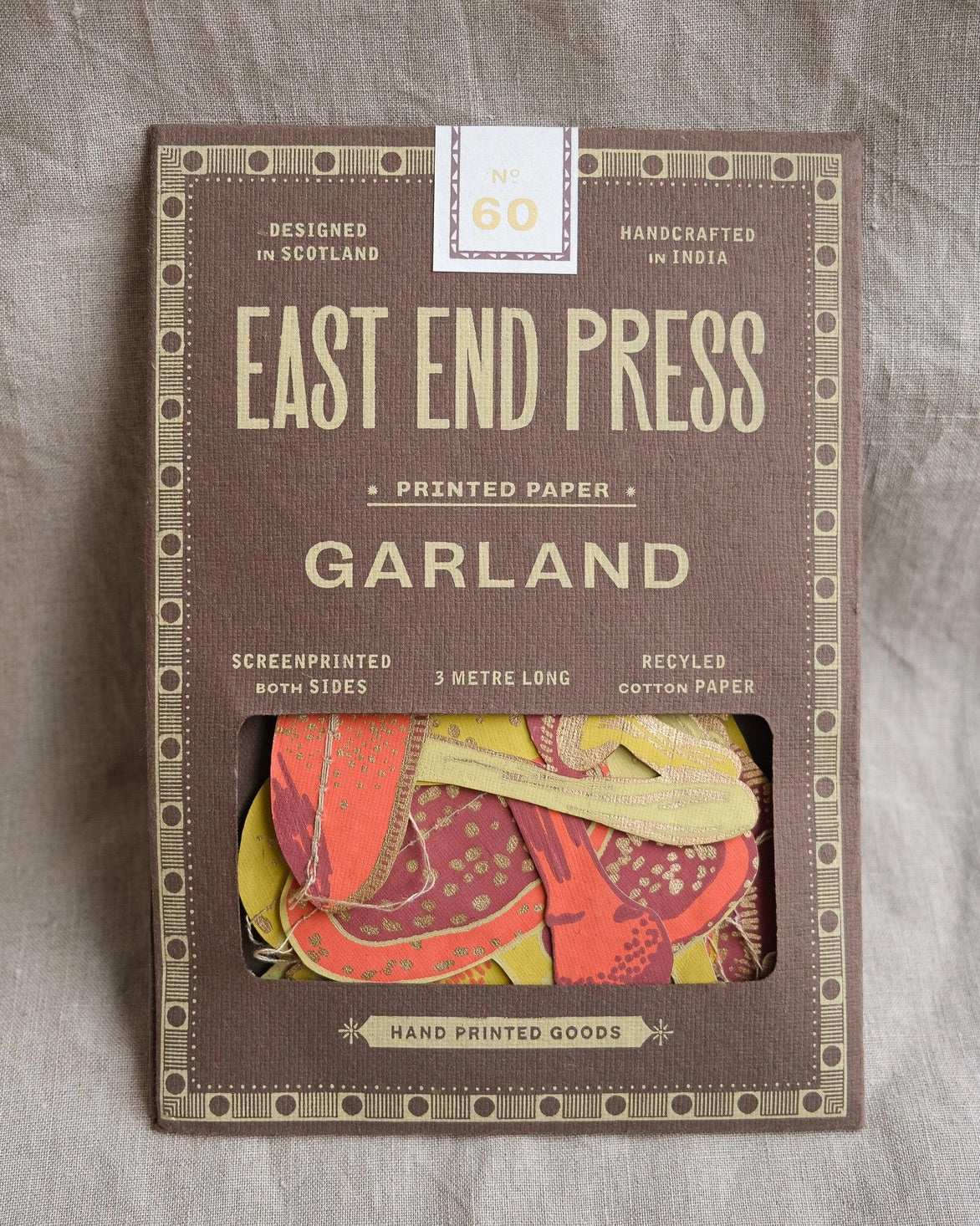 Hand-Sewn Mushroom Paper Garland | East End Press