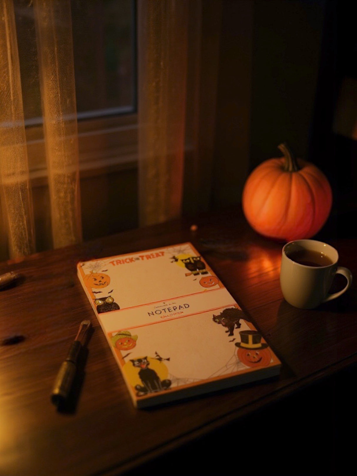 Halloween Trick-or-Treat Notepad