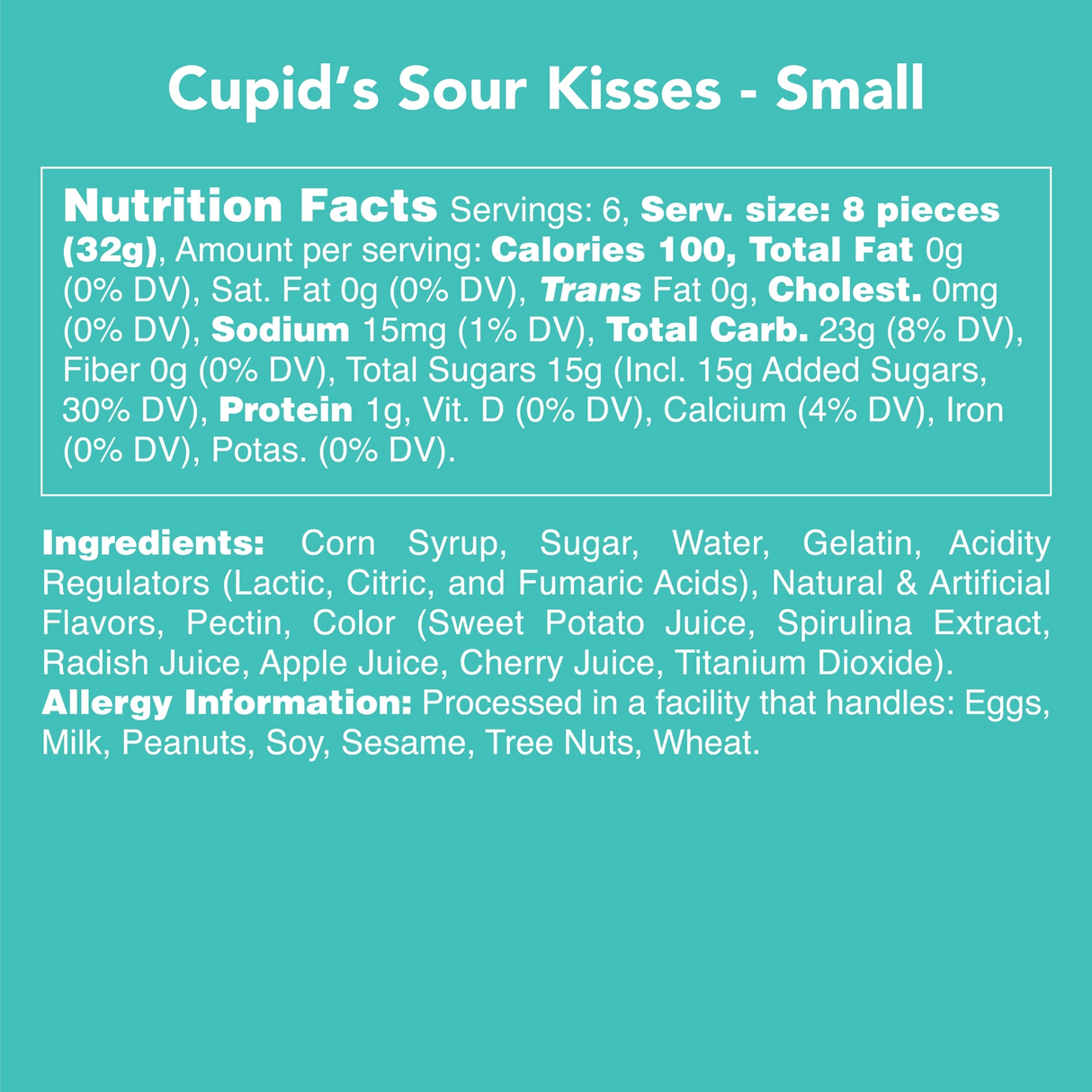 Cupid’s Sour Kisses Gummies | Candy Club