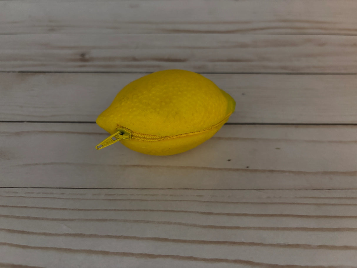 Lemon & Lime Zipper Coin Purse