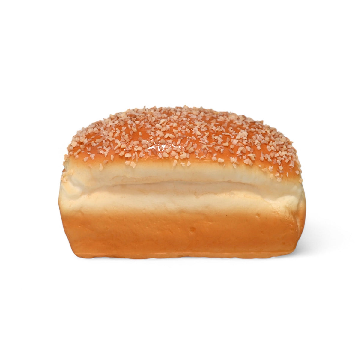 fake artificial loaf of bread with sesame seeds