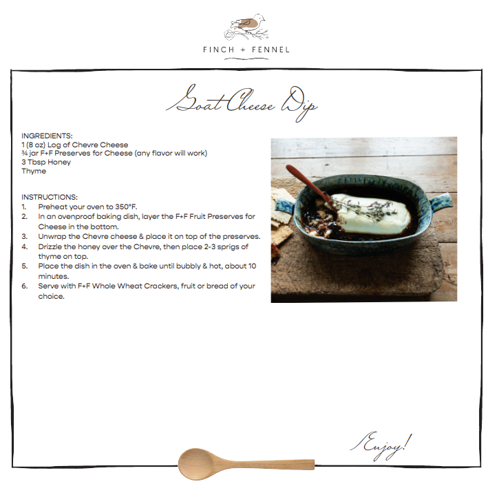 Blueberry Lemon Thyme Fruit Preserves | Finch & Fennel