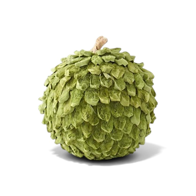 Green paper petal leaf ball ornament for decorative bowl filler