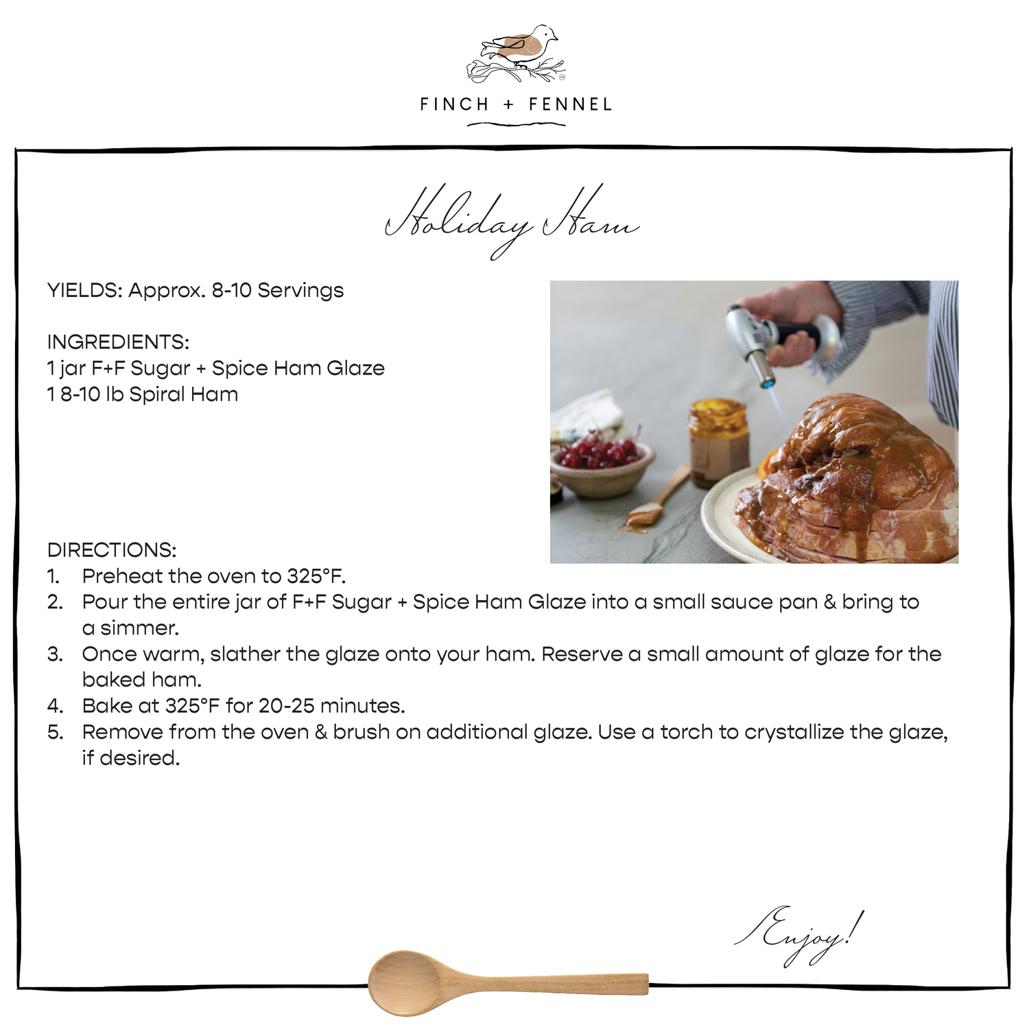 Sugar + Spice Ham Glaze | Finch & Fennel