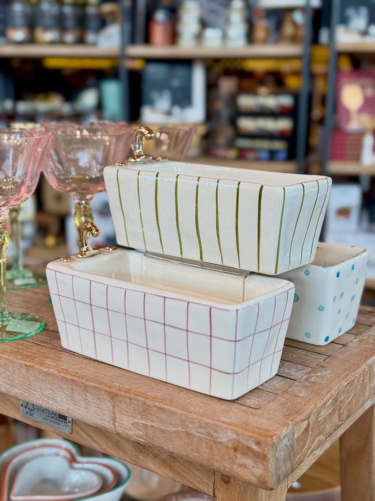 Whimsical Bathtub Ceramic Soap Dish