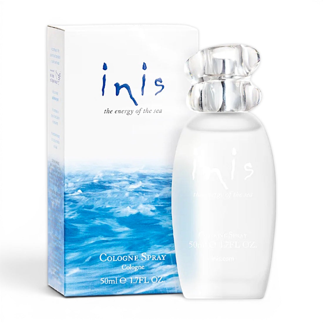 Inis the Energy of the Sea cologne spray 50ml with citrus, marine notes, bergamot, sandalwood, and fresh ocean fragrance