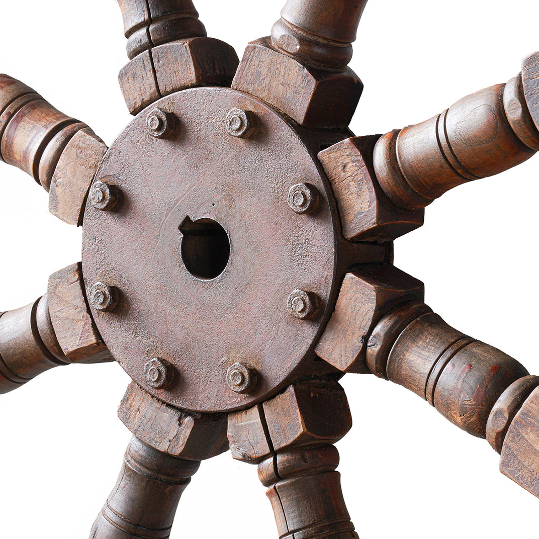 Vintage Nautical Ship's Wheel