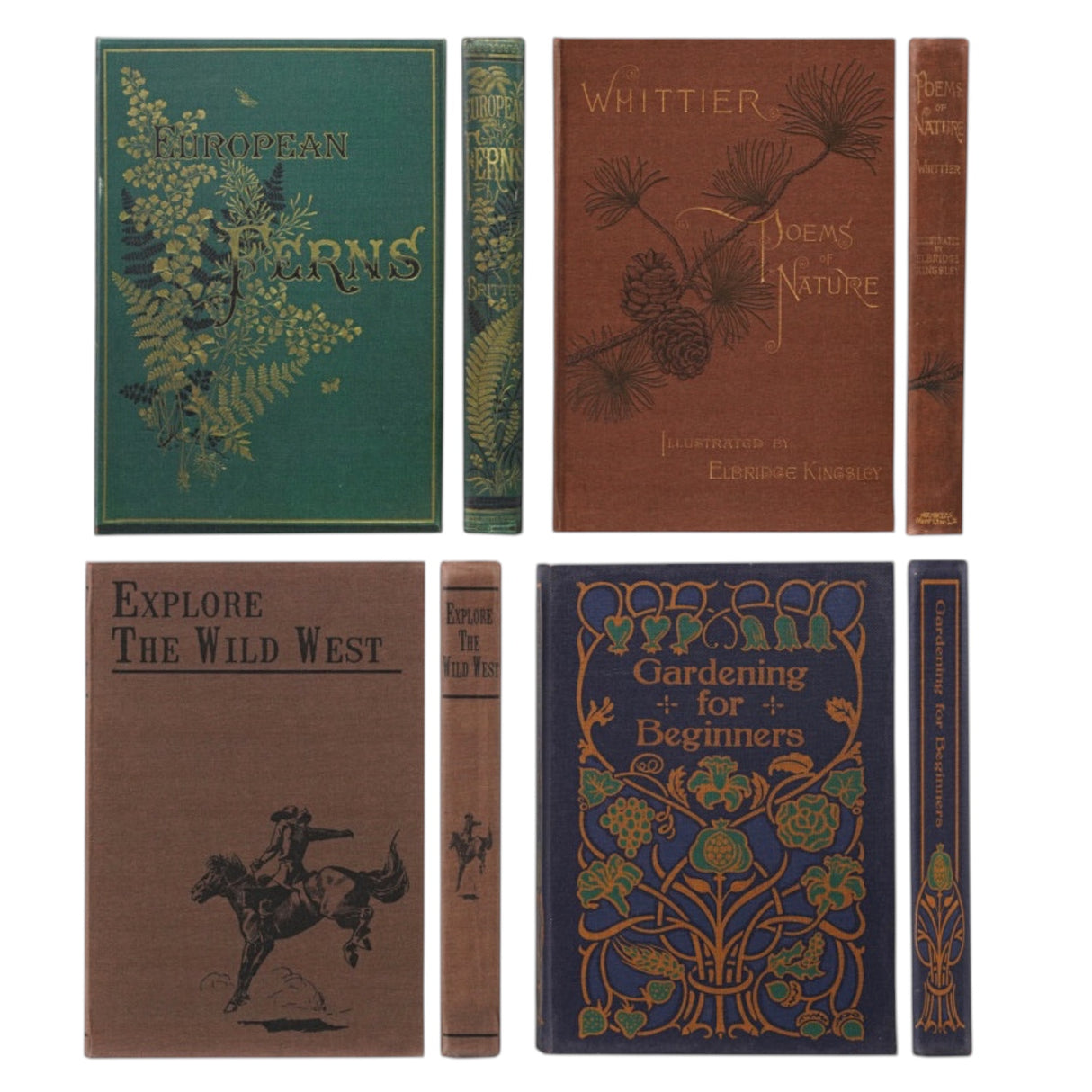 large vintage book style notebooks canvas bound journal distressed cover lined pages assorted designs