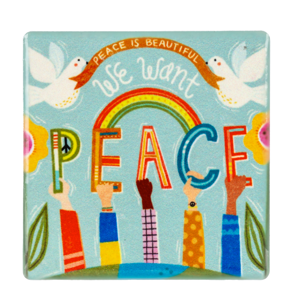 Whimsy Hope Ceramic Fridge Magnets