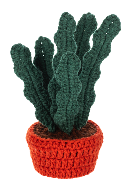 Crochet Succulent Plant Figurines | Handcrafted Yarn Decor