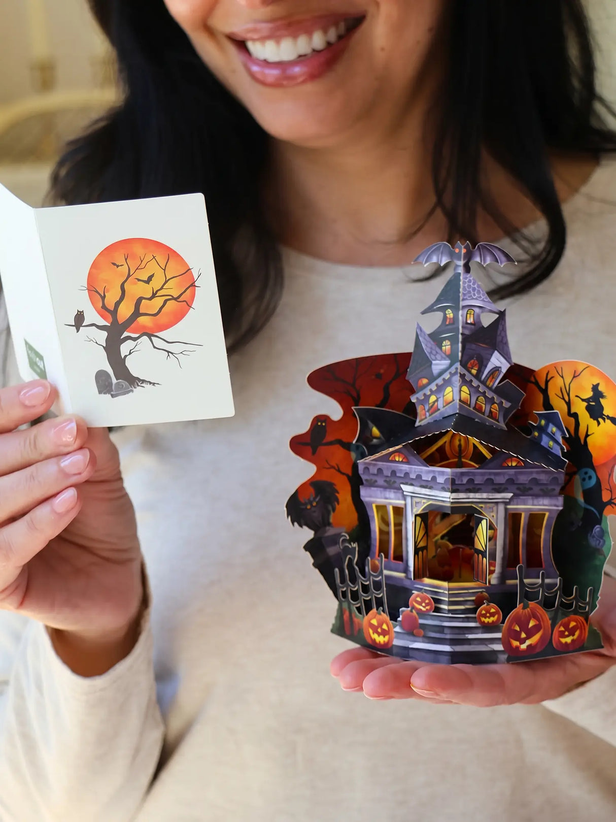 Mini Haunted House Pop-Up Card | FreshCut Paper