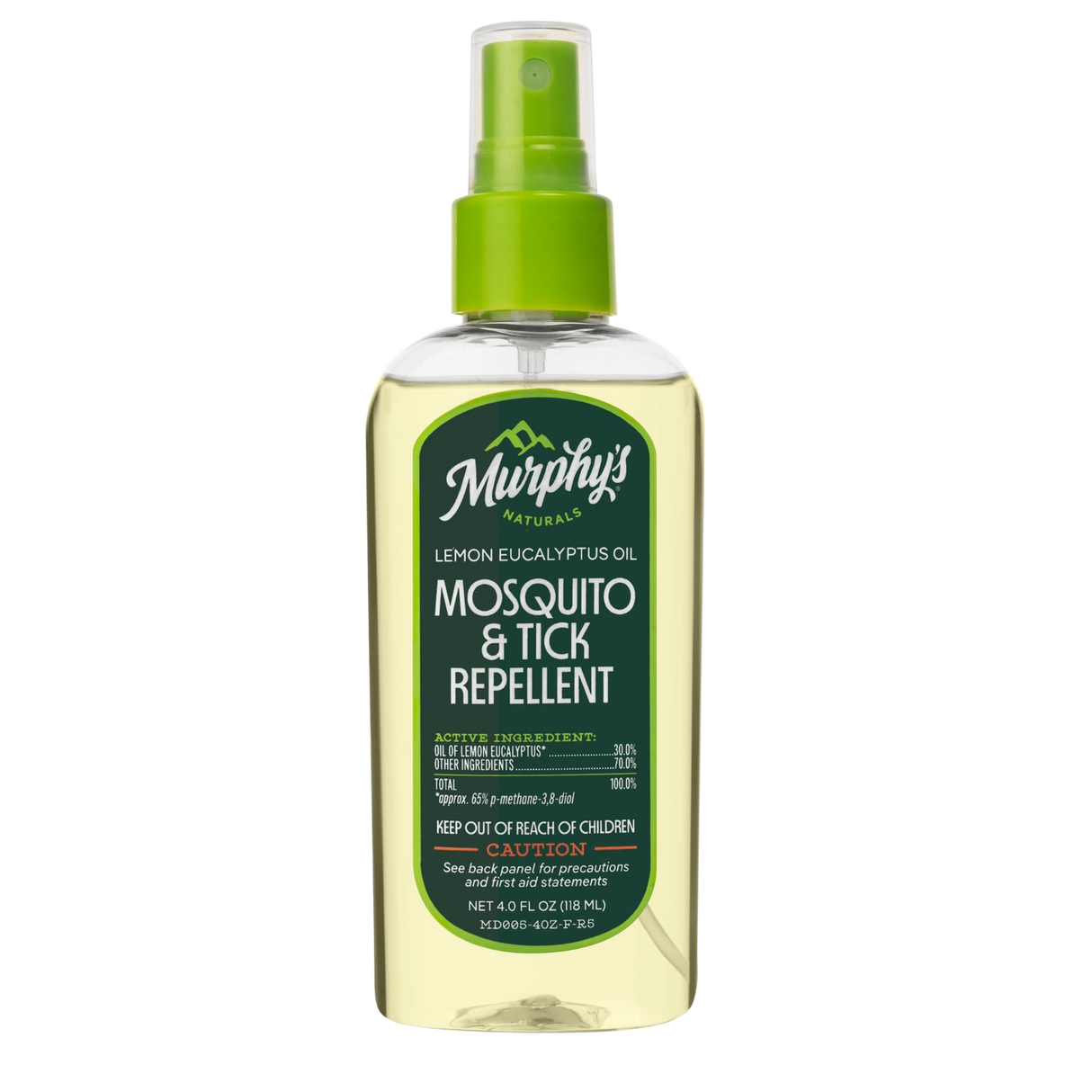 Murphy’s Naturals lemon eucalyptus mosquito and tick repellent spray with plant-based EPA-registered protection