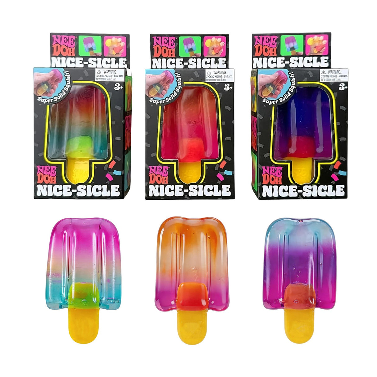nee doh nice sicle popsicle squishy sensory fidget toy colorful stress toy