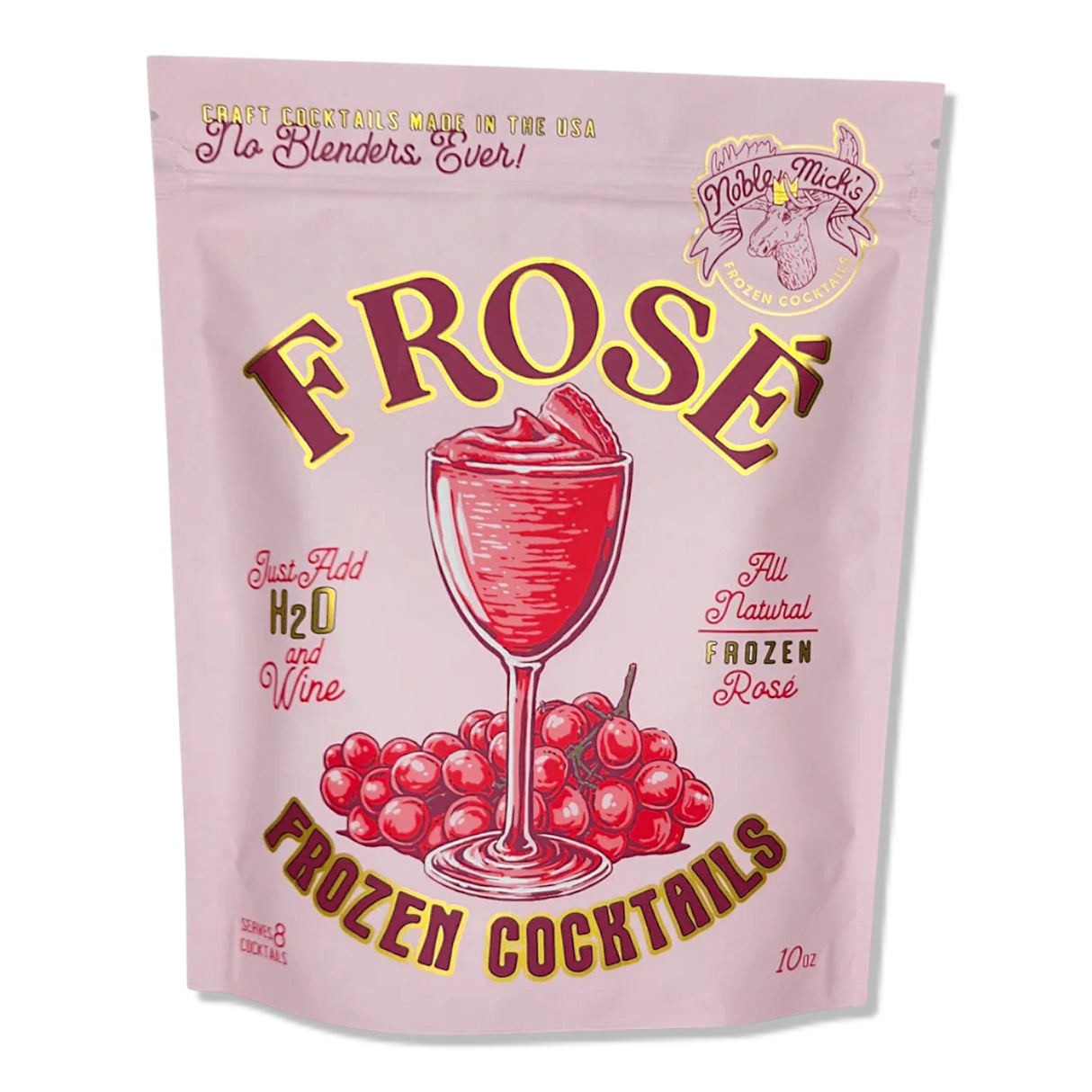 frozen frosé cocktail mix just add rosé wine makes 8 servings all natural party drink